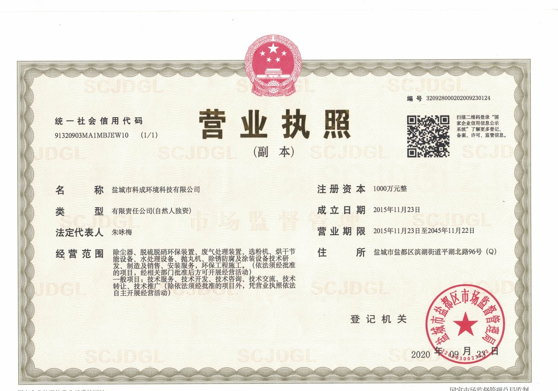 企业营业执照